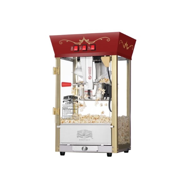 Great Northern Popcorn Great Northern Popcorn 8 Ounce Antique Style Popcorn Machine, Electric Countertop Popcorn Maker, Red 956891QAT - main